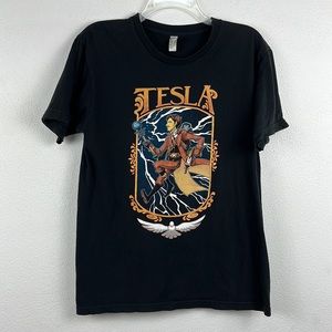 American apparel Tesla T-shirt.  F